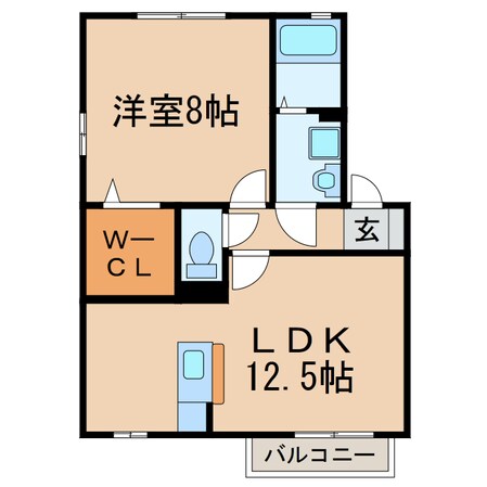 エスポワール（豊山町中道）の物件間取画像